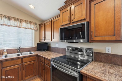 Located behind the guarded entrance of Pueblo El Mirage RV on Pueblo Golf Course in Arizona - for sale on GolfHomes.com, golf home, golf lot