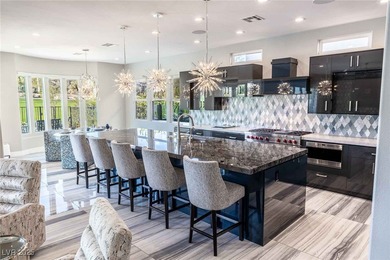 Unobstructed golf course & mountain views define this reimagined on Red Rock Country Club in Nevada - for sale on GolfHomes.com, golf home, golf lot