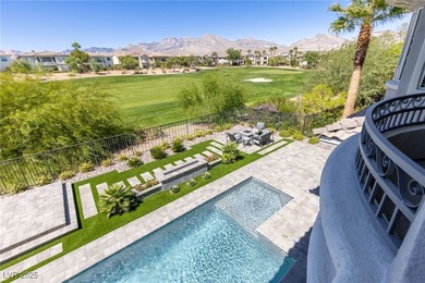 Unobstructed golf course & mountain views define this reimagined on Red Rock Country Club in Nevada - for sale on GolfHomes.com, golf home, golf lot