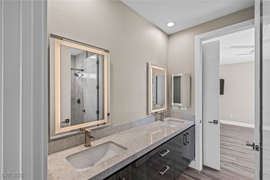 Unobstructed golf course & mountain views define this reimagined on Red Rock Country Club in Nevada - for sale on GolfHomes.com, golf home, golf lot