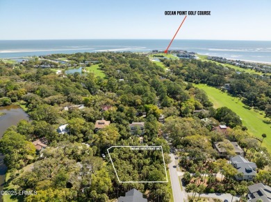 Privacy abounds in this section of the desirable resort on Ocean Point Golf Links in South Carolina - for sale on GolfHomes.com, golf home, golf lot