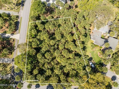 Privacy abounds in this section of the desirable resort on Ocean Point Golf Links in South Carolina - for sale on GolfHomes.com, golf home, golf lot