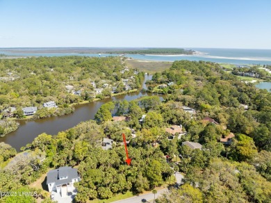 Privacy abounds in this section of the desirable resort on Ocean Point Golf Links in South Carolina - for sale on GolfHomes.com, golf home, golf lot