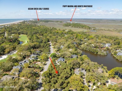 Privacy abounds in this section of the desirable resort on Ocean Point Golf Links in South Carolina - for sale on GolfHomes.com, golf home, golf lot
