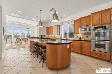 South-facing views and resort-style living come together in this on Mission Hills Golf Club in California - for sale on GolfHomes.com, golf home, golf lot