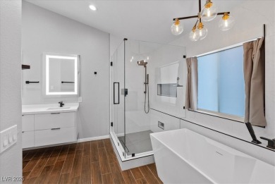 Discover comfortable elegance in the highly sought-after Painted on Painted Desert Golf Club in Nevada - for sale on GolfHomes.com, golf home, golf lot