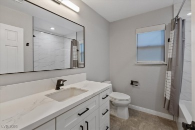 Discover comfortable elegance in the highly sought-after Painted on Painted Desert Golf Club in Nevada - for sale on GolfHomes.com, golf home, golf lot