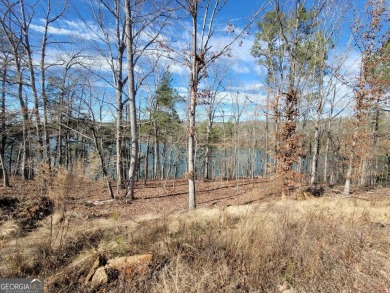 Experience breathtaking water views and a stunning perspective on Currahee Golf Club in Georgia - for sale on GolfHomes.com, golf home, golf lot