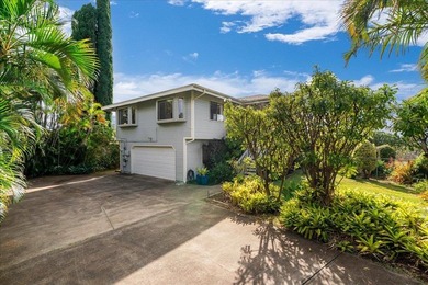 Tucked away on a flag lot, this sun-drenched 4-bedroom, 3-bath on Pukalani Country Club in Hawaii - for sale on GolfHomes.com, golf home, golf lot