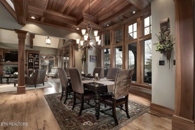 This house exudes rustic elegance with a blend of luxury and on Wind River Golf Course in Tennessee - for sale on GolfHomes.com, golf home, golf lot