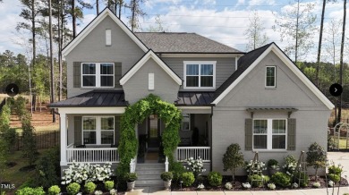 This stunning Braxton floorplan--one of the most sought-after on Hasentree Club in North Carolina - for sale on GolfHomes.com, golf home, golf lot