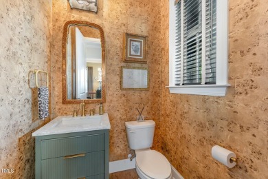 This stunning Braxton floorplan--one of the most sought-after on Hasentree Club in North Carolina - for sale on GolfHomes.com, golf home, golf lot