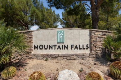 ONE OF THE FEW GOLF COURSE HOMES AVAILABLE IN HIGHLY DESIRABLE on Mountain Falls Golf Course in Nevada - for sale on GolfHomes.com, golf home, golf lot