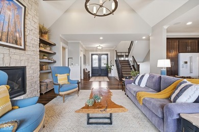 Experience breathtaking design and sophisticated comfort in this on Chatham Hills Golf Course in Indiana - for sale on GolfHomes.com, golf home, golf lot