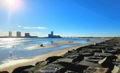 This traditional, split-level home is freshly painted just on The Links At Brigantine Beach in New Jersey - for sale on GolfHomes.com, golf home, golf lot
