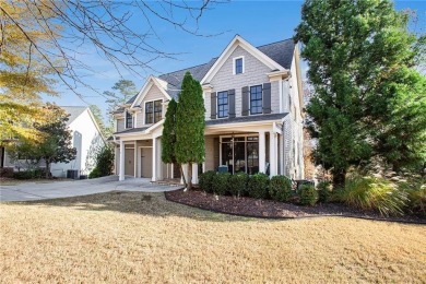 Imagine coming home each day to a relax by the stacked stone on The Highlands Course at Lake Arrowhead in Georgia - for sale on GolfHomes.com, golf home, golf lot