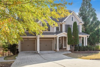 Imagine coming home each day to a relax by the stacked stone on The Highlands Course at Lake Arrowhead in Georgia - for sale on GolfHomes.com, golf home, golf lot