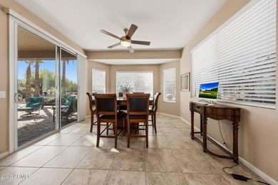 Welcome home to this beautifully upgraded Newport model, nestled on Tuscany Falls At Pebble Creek in Arizona - for sale on GolfHomes.com, golf home, golf lot