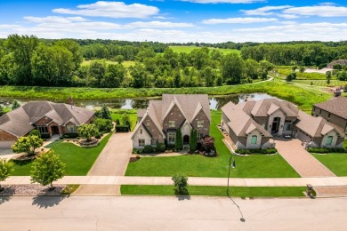 Situated on a premium lot and located in highly sought after on Old Oak Country Club in Illinois - for sale on GolfHomes.com, golf home, golf lot