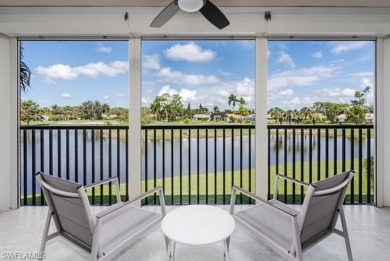 Enjoy tranquil panoramic waterfront views from the rear lanai on Royal Palm Golf Club in Florida - for sale on GolfHomes.com, golf home, golf lot