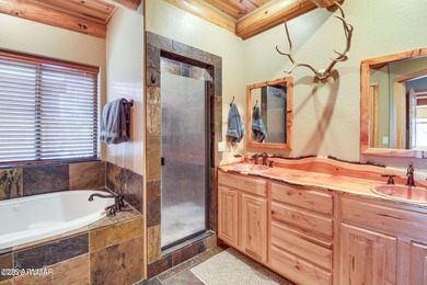 Welcome to your *FULLY FURNISHED* rustic log cabin nestled in on Torreon Golf Club in Arizona - for sale on GolfHomes.com, golf home, golf lot