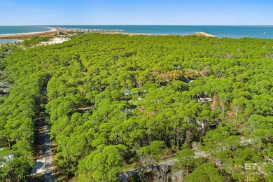 Beautiful wooded residential lot on Dauphin Island, measuring on Isle Dauphine Club Golf Course in Alabama - for sale on GolfHomes.com, golf home, golf lot