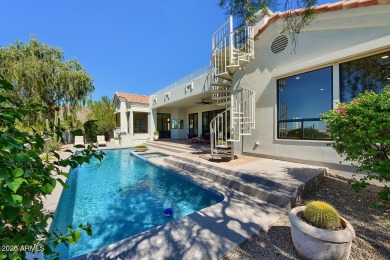 Sophisticated Single-Level Living with Dramatic Golf Course on Ancala Country Club in Arizona - for sale on GolfHomes.com, golf home, golf lot