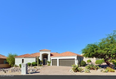 Sophisticated Single-Level Living with Dramatic Golf Course on Ancala Country Club in Arizona - for sale on GolfHomes.com, golf home, golf lot