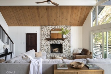 Perched in a prime first tier location, this fully renovated on Lake Arrowhead Country Club in California - for sale on GolfHomes.com, golf home, golf lot