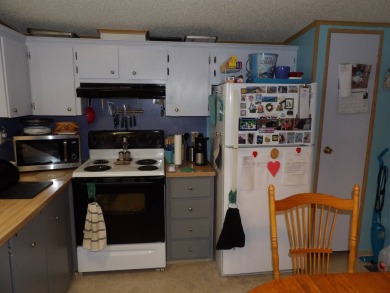 Partially furnished 2 BR 2 BA 14 x 60 mobile home with a 12 X 14 on Crystal Lake Club in Florida - for sale on GolfHomes.com, golf home, golf lot