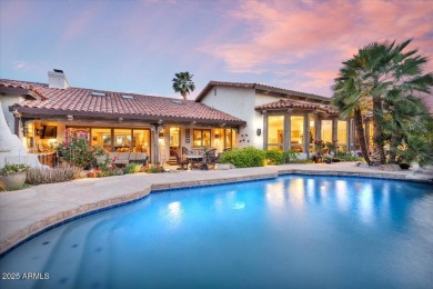 Nestled behind the elegant oleander walls and the 24-hour manned on Pinnacle Peak Country Club in Arizona - for sale on GolfHomes.com, golf home, golf lot
