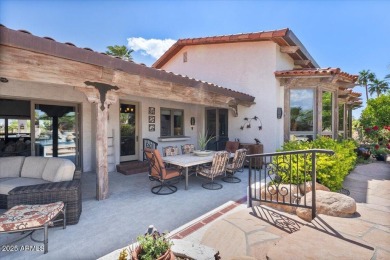 Nestled behind the elegant oleander walls and the 24-hour manned on Pinnacle Peak Country Club in Arizona - for sale on GolfHomes.com, golf home, golf lot