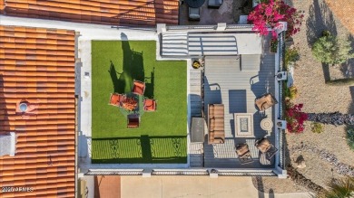 Nestled behind the elegant oleander walls and the 24-hour manned on Pinnacle Peak Country Club in Arizona - for sale on GolfHomes.com, golf home, golf lot