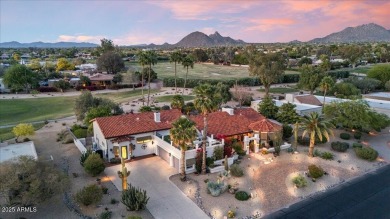 Nestled behind the elegant oleander walls and the 24-hour manned on Pinnacle Peak Country Club in Arizona - for sale on GolfHomes.com, golf home, golf lot