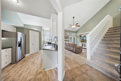 Located in gated Barclay Place, this end unit condominium offers on Heathrow Country Club in Florida - for sale on GolfHomes.com, golf home, golf lot