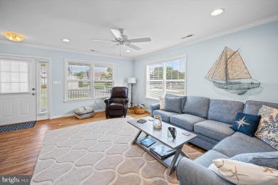 Stunning coastal home located just 3 miles to downtown Bethany on Salt Pond Golf Club in Delaware - for sale on GolfHomes.com, golf home, golf lot