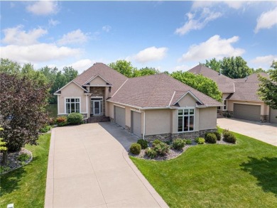 Lake Front on Sunrise Lake.  Custom walk-out home on Sunrise on TPC of the Twin Cities in Minnesota - for sale on GolfHomes.com, golf home, golf lot