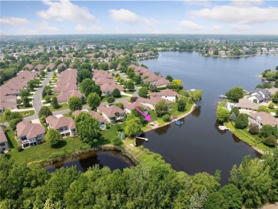 Lake Front on Sunrise Lake.  Custom walk-out home on Sunrise on TPC of the Twin Cities in Minnesota - for sale on GolfHomes.com, golf home, golf lot