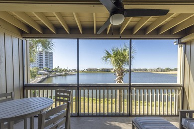 Beautiful 3-bedroom, 3-bath lakefront condo in the Boardwalk on Seascape Golf Course in Florida - for sale on GolfHomes.com, golf home, golf lot