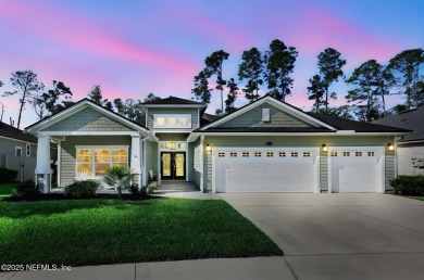 Highly sought-after floor plan on a wide 70' preserve lot in one on Palm Valley Golf Club in Florida - for sale on GolfHomes.com, golf home, golf lot