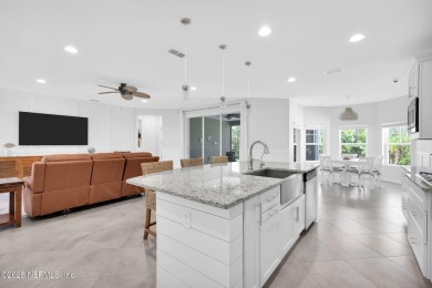 Highly sought-after floor plan on a wide 70' preserve lot in one on Palm Valley Golf Club in Florida - for sale on GolfHomes.com, golf home, golf lot