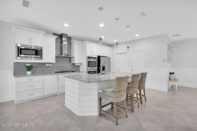 Highly sought-after floor plan on a wide 70' preserve lot in one on Palm Valley Golf Club in Florida - for sale on GolfHomes.com, golf home, golf lot