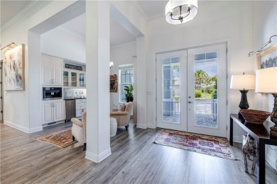 Overlooking the 8th hole at Oak Harbor, this 3BR, 3BA home + den on Oak Harbor Country Club in Florida - for sale on GolfHomes.com, golf home, golf lot