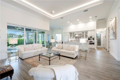 Overlooking the 8th hole at Oak Harbor, this 3BR, 3BA home + den on Oak Harbor Country Club in Florida - for sale on GolfHomes.com, golf home, golf lot