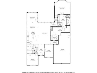 One bedroom is currently an office with French doors, the plan on The Tribute At the Colony in Texas - for sale on GolfHomes.com, golf home, golf lot