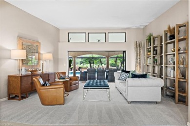 Rarely available Estate Home with Water and Golf Views available on Estero Country Club in Florida - for sale on GolfHomes.com, golf home, golf lot