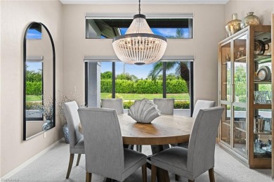 Rarely available Estate Home with Water and Golf Views available on Estero Country Club in Florida - for sale on GolfHomes.com, golf home, golf lot