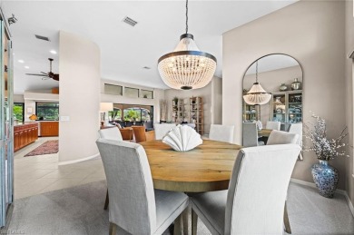 Rarely available Estate Home with Water and Golf Views available on Estero Country Club in Florida - for sale on GolfHomes.com, golf home, golf lot