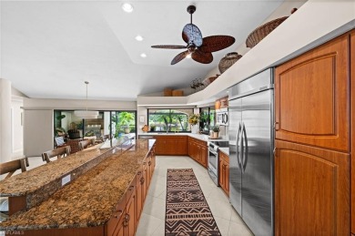 Rarely available Estate Home with Water and Golf Views available on Estero Country Club in Florida - for sale on GolfHomes.com, golf home, golf lot