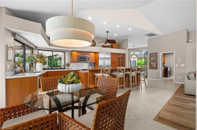 Rarely available Estate Home with Water and Golf Views available on Estero Country Club in Florida - for sale on GolfHomes.com, golf home, golf lot